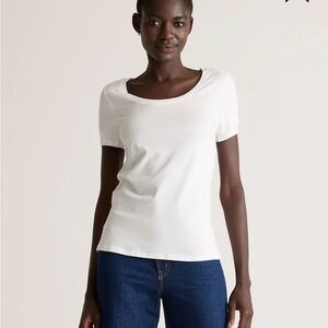 Quince - Cotton Modal Scoop Neck Tee